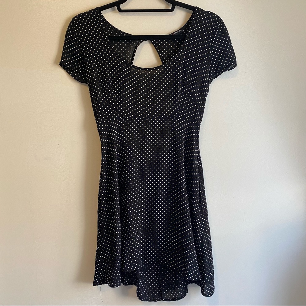 Brandy Melville Polka Dot Open Back Dress